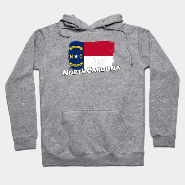 North Carolina flag Hoodie by PVVD